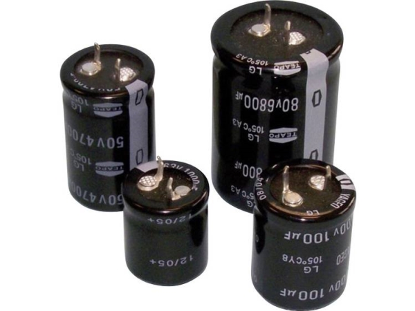 Teapo Slg477m200s1a5r30k Elektrolytisk Kondensator Snapin 10 Mm 470 Μf 200 V 20 % (Ø X H) 25 Mm X 30 Mm 1 Stk