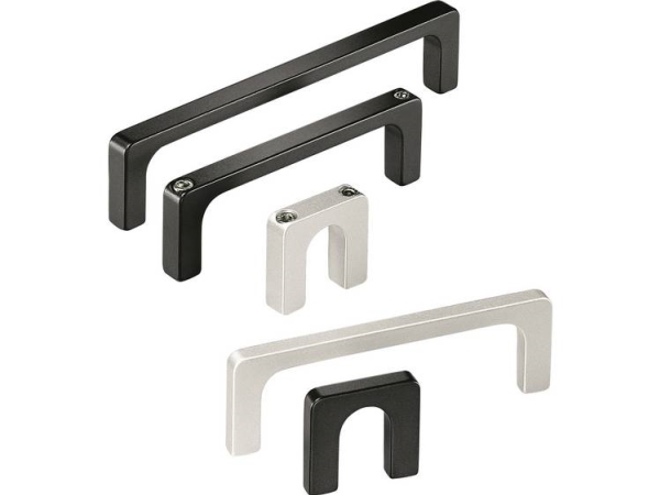 Rohde R3-12.120.04 Profilgriff Für Zylinderschrauben Schwarz (L X B X H) 132 X 12 X 40 Mm 1 St
