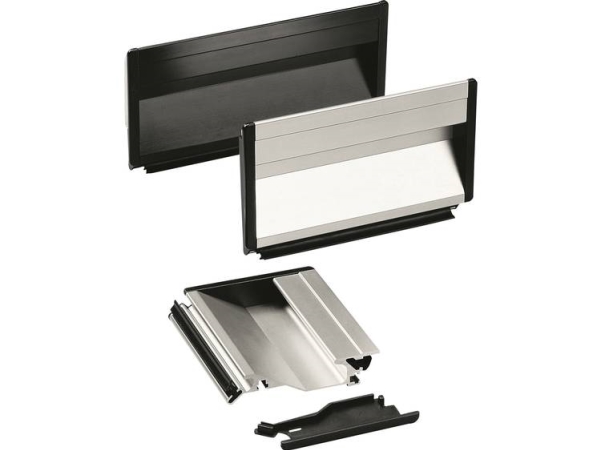Rohde Sg-73.118.A4 Griffbefestigung Mit Gummiprofil Schwarz (L X B X H) 118 X 19,5 X 90 Mm 1 Stück
