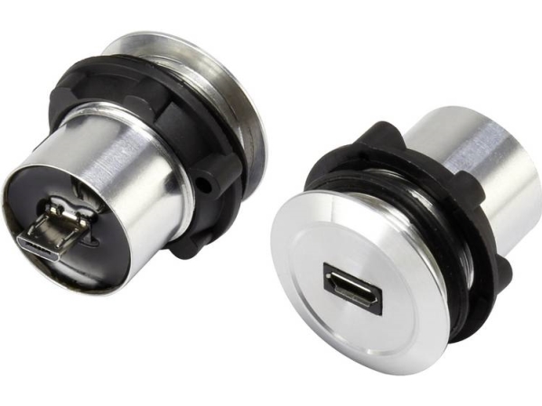 Micro-Usb-Stecker 2.0, Einbaubar Anschluss, Einbaubar Micro-Usb-01 Micro-Usb-Stecker Auf Micro-Usb-Stecker 1365796 Tru Components Inhalt: 1 Stück