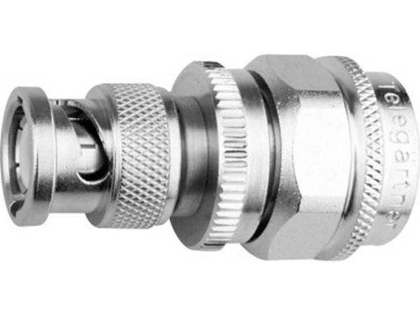 Telegärtner J01008a0090 J01008a0090 Coax-Adapter Bnc-Stik - N-Stik 1 Stk