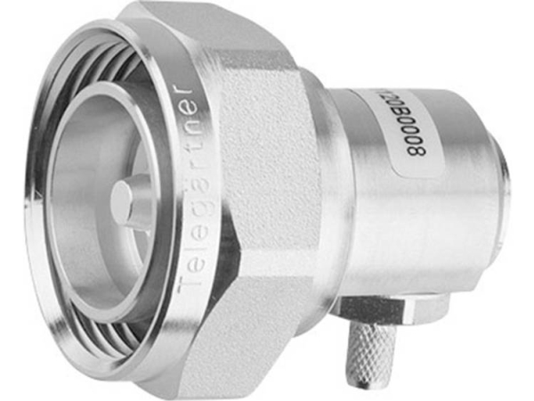 Telegärtner 7-16-Din-Stik, Vinklet 50 Ohm J01120b0008 - 1 Stk