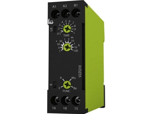 Tele V2zq10 24-240V Ac/Dc Zeitrelais Multifunktional 1 Stück Zeitbereich: 0,05 S - 100 H 1 X Wechselkontakt