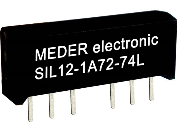 Standexmeder Electronics Sil24-1A72-71D Reed-Relæ 1 X Sluttekontakt 24 V/Dc 0.5 A 10 W Sil-4