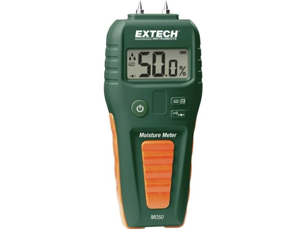 Extech Mo50 Materialfeuchtemessgerät Messbereich Baufeuchte (Bereich) 1,5 Bis 33 % Vol Messbereich Holzfeuchte (Bereich) 5 Bis 50 % Vol