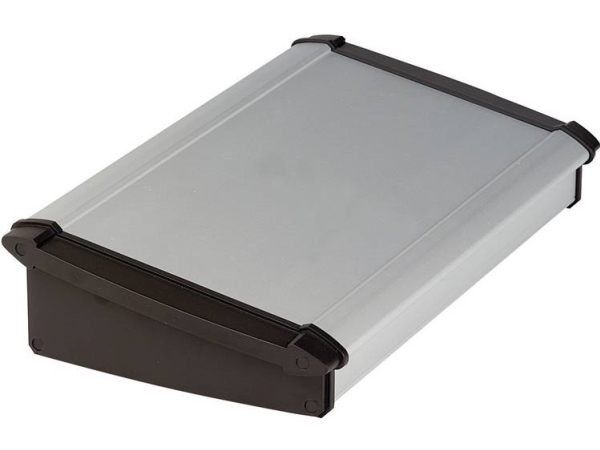 Bopla Alu-Topline Atph 1850-100 Pult-Kabinet (L X B X H) 100 X 181 X 53 Mm Aluminium, Abs Grafitgrå (Ral 7024), Natur 1 Stk