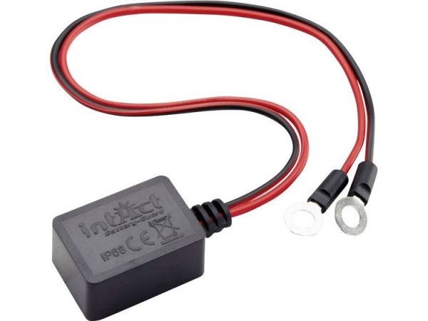 Intact Gl10 Battery-Guard Batterieüberwachung 6 V, 12 V, 24 V Bluetooth -Verbindung, App-Kompatibel, Ladeüberwachung 17 Mm X 50 Mm X 25 Mm