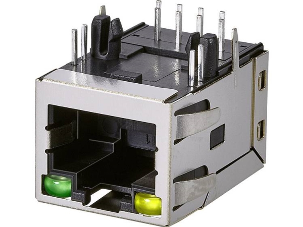 Edac Modular-Einbaubuchse, 1 Port, Cat 3 Buchse, Einbau Horizontal Pole: 8P8c A63-113-331P4d2 Metall A63-113-331P4d2 1 (A63-113-331P4d2)