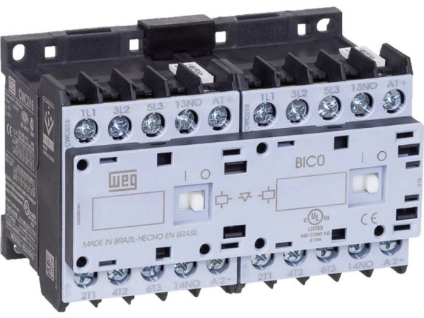Weg Cwci016-01-30C03 Wendeschütz 6 Schließer 7,5 Kw 24 V/Dc 16 A Mit Hilfskontakt 1 St