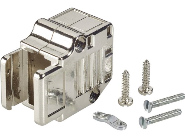 Fci D-Sub 863093C09mlf D-Sub-Kabinet Poltal: 9 Plastic, Metalliseret 90 ° Sølv 1 Stk