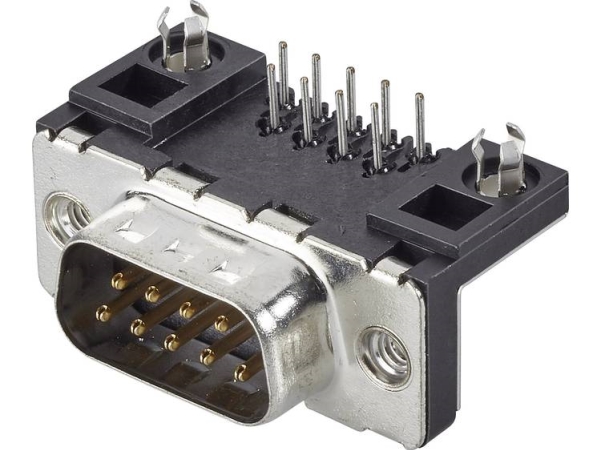 Fci D-Sub D09p13a4gx00lf D-Sub-Stiftliste 90 ° Poltal: 9 Lodning 1 Stk