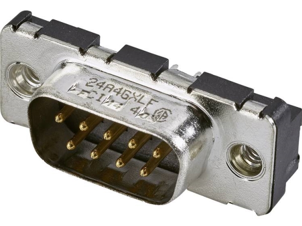 Fci D-Sub D09p24a4gx00lf D-Sub-Stiftliste 180 ° Poltal: 9 Lodning 1 Stk