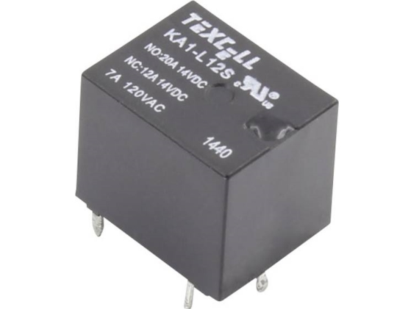 Texcell Ka1-L12s Print-Relais 12 V/Dc 25 A 1 X Wechsler 1 St