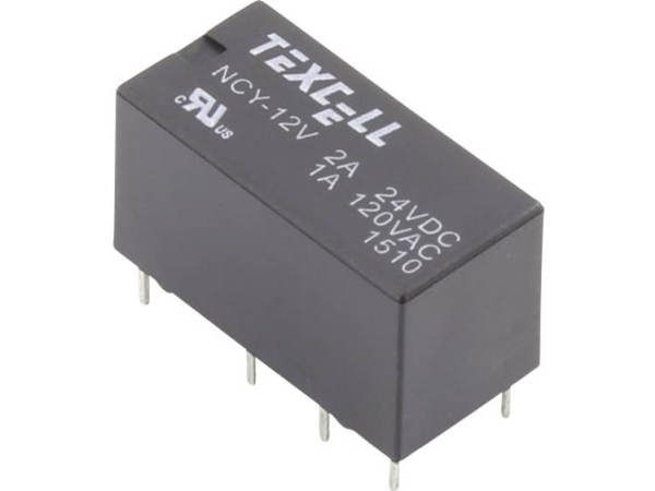 Texcell Ncy-12V Druckrelais 12 V/Dc 2 A 2 X Wechsler 1 St