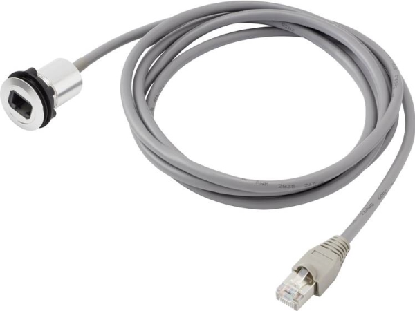 Tru Components Rj45-01 Rj45-Indbygningstilslutning 1408770 Tilslutning, Indbygning, Stik, Lige Poltal: 8P8c Pol-Tal (Rj) 8P8c Sølv 1 Stk