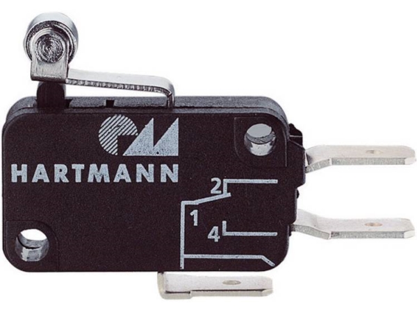 Hartmann Mikrokontakt 04G01c06b01a 250 V/Ac 16 A 1 X On/(On)-Knapende 1 Stk