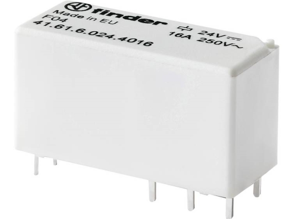 Finder 41.61.6.024.4016 Leiterplattenrelais 24 V/Dc 16 A 1 X Wechsler 1 St