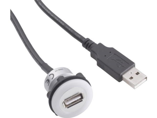 Usb A Buchse 2.0 1 X Usb A Buchse Auf 1 X Usb A Stecker Mit Beleuchtung 1457893 Tru Components Inhalt: 1 Stück