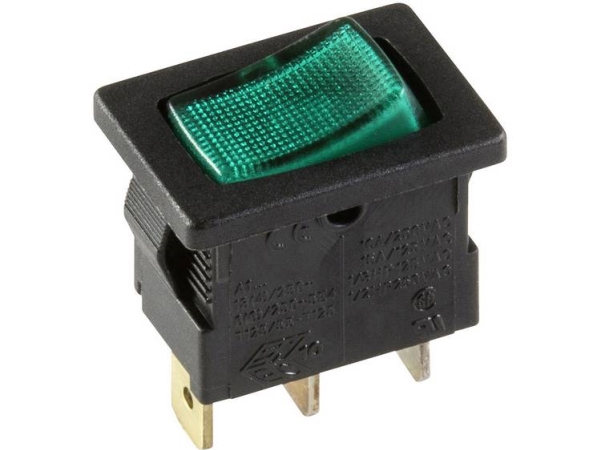 Interbär Kippschalter 3631-850.22 250 V 10 A 1 X Aus/Ein Klickend 1 Stück