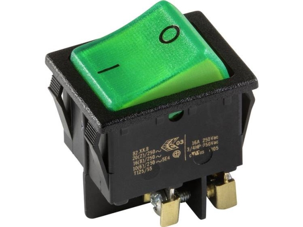 Interbär Kippschalter 3636-250.22 250 V 16 A 1 X Aus/Ein Klickend 1 St