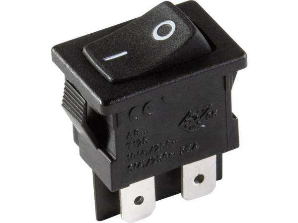 Interbär Kippschalter 3634-201.22 250 V 10 A 1 X Aus/Ein Klickend 1 Stück