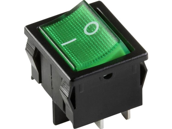 Interbär 3628-250.22 Wippschalter 250 V/Ac, 10 A, 1X Ein/Aus