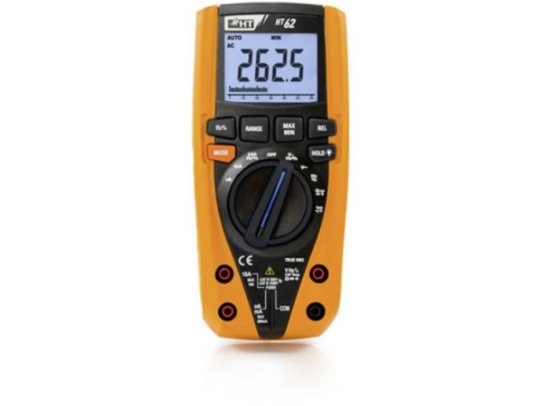Ht Instruments Ht62 Hånd-Multimeter Kalibreret (Iso) Digital Cat Iii 1000 V, Cat Iv 600 V Visning (Counts): 6000