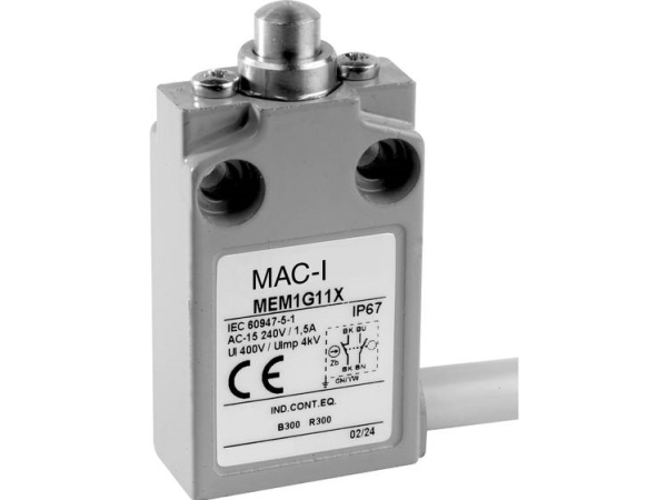 Panasonic Endschalter 24 V 5 A Stößel Mem1g11zd Ip67 1 St. (Mem1g11zd)