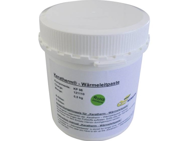 Kerafol Kp12 0,5 Kg Varmelederpasta 10 W/Mk 500 G Temperatur (Max.): +150 °C