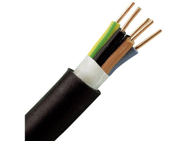 Kopp 157425044 Jordkabel Nyy-J 5 G 1.5 Mm² Sort 25 M