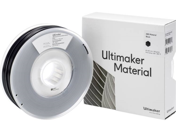 Ultimaker M2560 Black 750 Filament Abs-Plast 2.85 Mm 750 G Sort 1 Stk