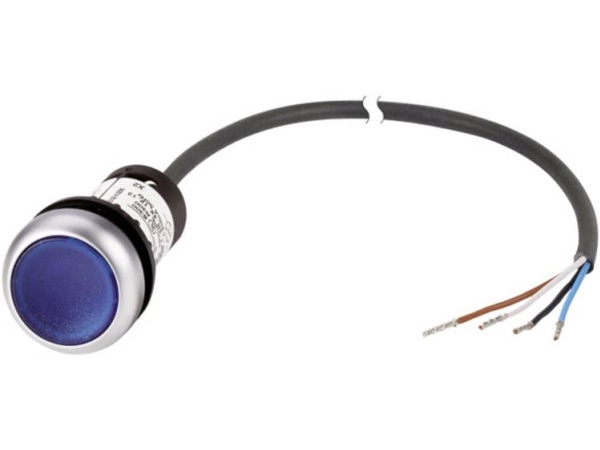 Eaton C22-Dl-B-K10-24-P62 Trykknap Flad Blå 1 Stk