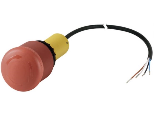 Eaton C22-Pvt-K02-P62 Nødstopknap Til Nød-Stop 24 V Dc/Ac 4 A 2 X Brydekontakt Ip65, Ip66, Ip67, Ip69 1 Stk