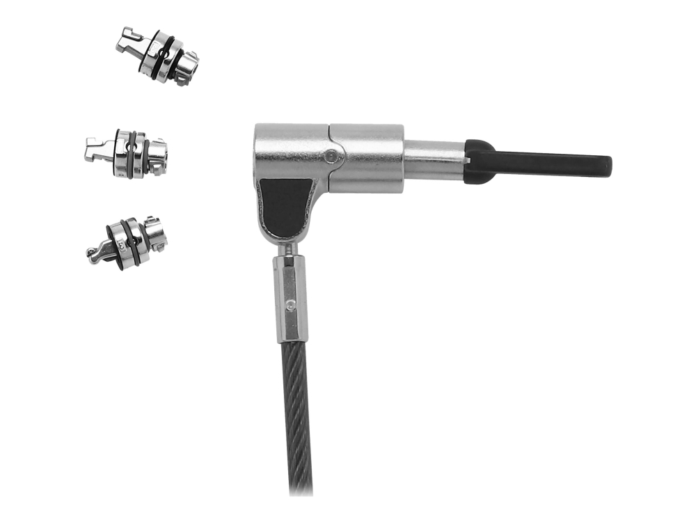 DICOTA - Lås för säkerhetskabel - antracit - 2 m | Datorer & Surfplattor - Bärbara tillbehör - Övriga tillbehör | GameStuff