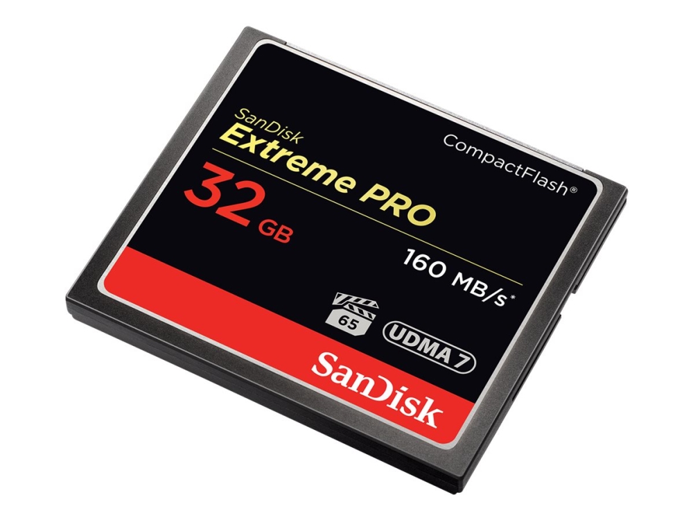 Sandisk Extreme Pro - Flashhukommelseskort - 32 Gb - 1000X/1067X - Compactflash