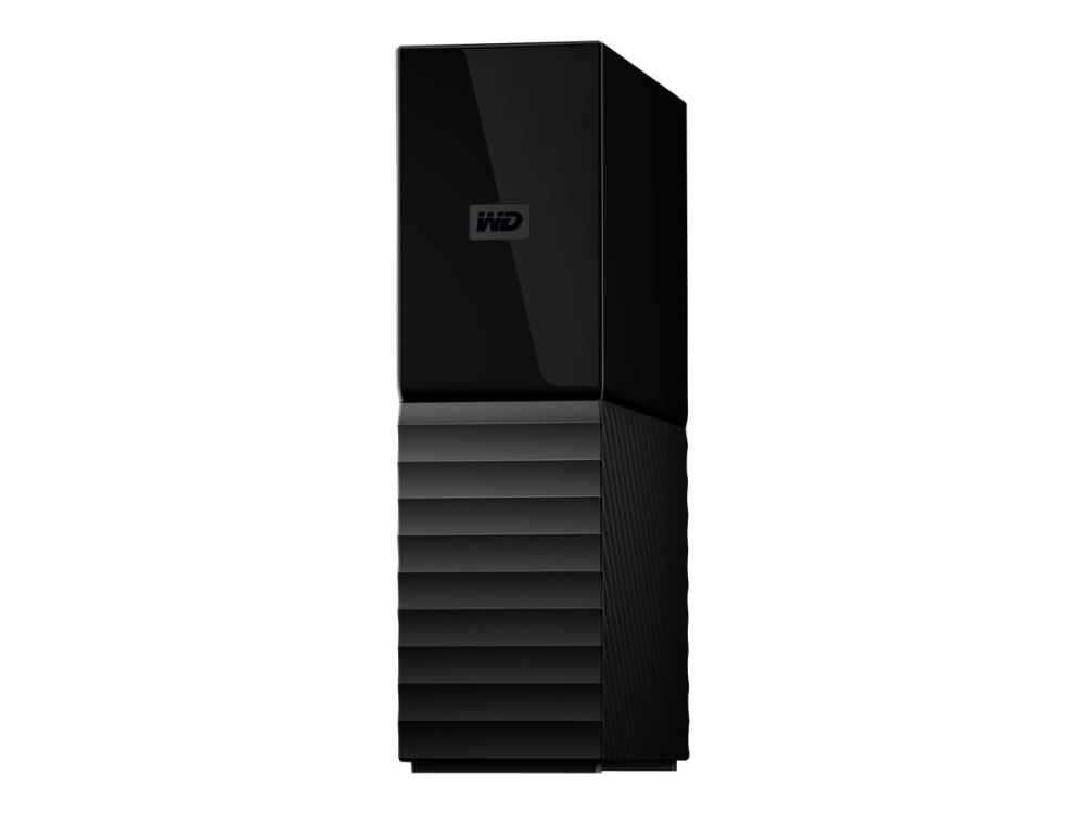 WD My Book WDBBGB0080HBK - Harddisk - krypteret - 8 TB - ekstern (stationær) - USB 3.0 - 256-bit AES - sort