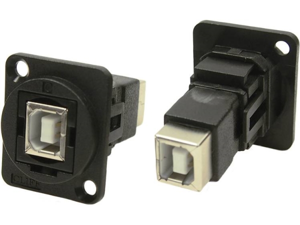 Usb2 Adapter Type B Type B Socket Adapter, Indbygning Cp30203n Cliff Indhold: 1 Stk