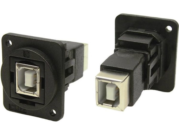 Xlr Adapter Usb B Buchse Auf Usb B Adapter, Versenkt Cp30203nx Cliff Inhalt: 1 Stück
