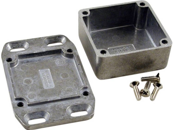 Hammond Electronics Hammond Electronics 1590Llbfl Universal Cabinet 50 X 50 X 25 Aluminium Natur 1 Stück