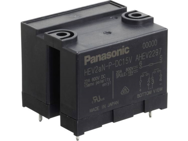 Panasonic Printrelais 24 V/Dc 20 A 2 Sluttekontakter Hev2an-P-Dc24v (Hev2an-P-Dc24v)