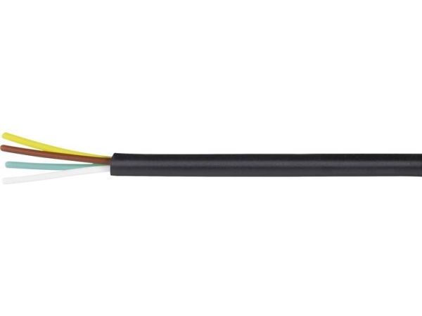 Telefonkabel Kash 70I127 Liyy 4 X 0,04 Mm² Schwarz 20 M