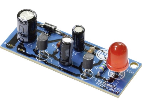 Kemo B186 Blinkleuchten-Bausatz Modell: Bausatz 6 V/Dc, 9 V/Dc, 12 V/Dc
