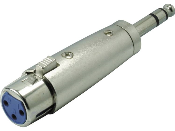 Kash Kash Xlr Adapter Xlr Stecker - Klinke 6.3 Mm Stereo Poltal:3 1 Stück