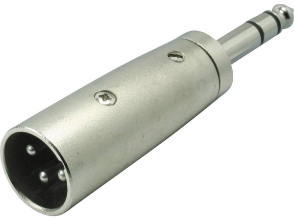 Kash Kash Xlr-Adapter Xlr-Stik - Klinkenstik 6,3 Mm Stereo Poltal:3 1 Stück