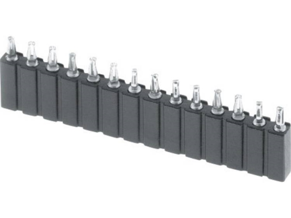 Tru Components Bøsningsliste (Præcision) Antal Rækker: 1 Poltal Hver Række: 20 Tc-0306Pf-020-1-50-00 1 Stk
