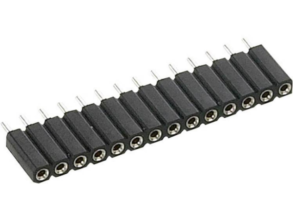 Tru Components Bøsningsliste (Præcision) Antal Rækker: 1 Poltal Hver Række: 20 Tc-0510-020-1-50-00 1 Stk