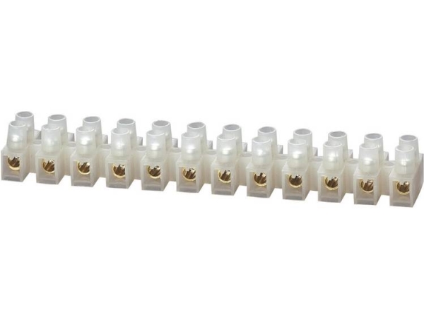 Tru Components Kronemuffe Fleksibel: 2.5-6 Mm² Stift: 2.5-6 Mm² Poltal: 12 Hvid 1 Stk