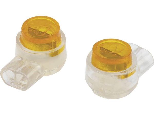 Tru Components Enkeltladerstik Fleksibel: 0.13-0.38 Mm² Stift: 0.13-0.38 Mm² Poltal: 2 100 Stk Gul