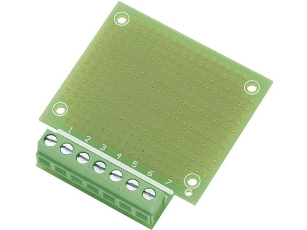 Tru Components Su529016 Printplade Til Eksperimenter Epoxyd (L X B) 53.8 Mm X 49.9 Mm Rastermål 2.54 Mm Indhold 1 Stk