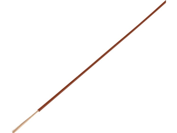 Tru Components 1565609 Køretøjsledning Flry-A 1 X 1 Mm² Brun 50 M